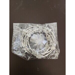 Handcrafted Stone Wrapped Bracelet White or Multi-Color New